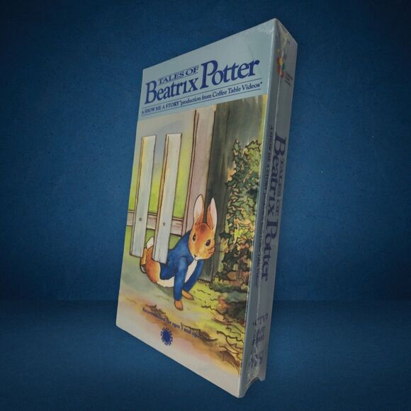 1986 Retro Sealed Tales of Beatrix Potter VHS Show Me Story Coffee Table Videos - Picture 2 of 7